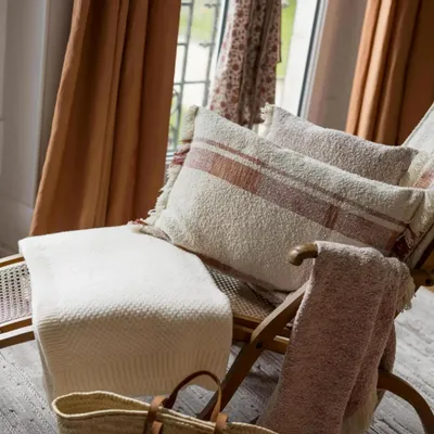 Cushions - Jane Tweed Cushion Sienne 45 X 45 - MAISON VIVARAISE - SDE VIVARAISE WINKLER