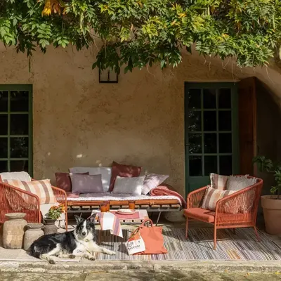 Coussins - Coussin Cambra Terracotta 45 x 45 - MAISON VIVARAISE - SDE VIVARAISE WINKLER