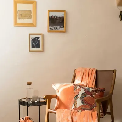 Cushions - Tender Cushion Papaye 50 X 50 - MAISON VIVARAISE - SDE VIVARAISE WINKLER