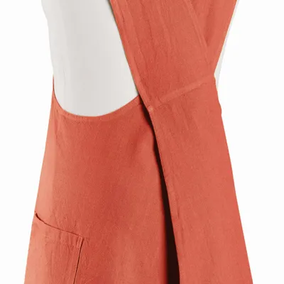 Aprons - Haru Recycled Japanese Kitchen Apron Tomette 78 X 100 - MAISON VIVARAISE - SDE VIVARAISE WINKLER