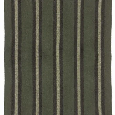 Throw blankets - Recycled Striped Throw Isabel Sapin 130 X 160 - MAISON VIVARAISE - SDE VIVARAISE WINKLER