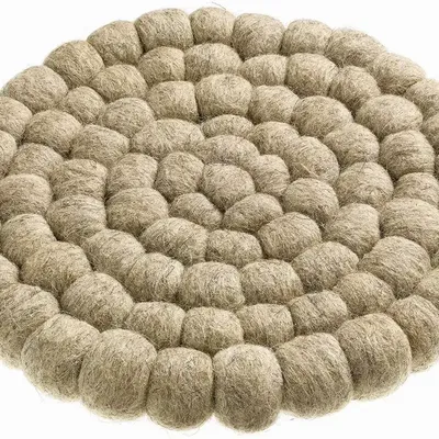 Dessous de plat - Dessous de plat Brian recyclé Naturel Diamètre 20 - MAISON VIVARAISE - SDE VIVARAISE WINKLER
