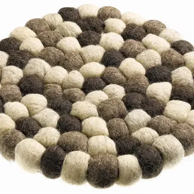 Dessous de plat - Dessous de plat Brian recyclé Naturel brun Diamètre 20 - MAISON VIVARAISE - SDE VIVARAISE WINKLER