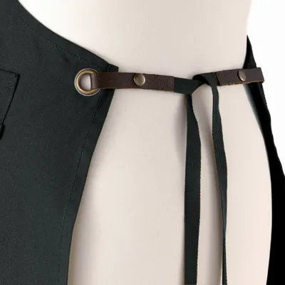 Aprons - Léo Kitchen Apron Noir 70 X 90 - MAISON VIVARAISE - SDE VIVARAISE WINKLER