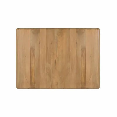 Beds - Mango wood headboard with half-round edges - GINER Y COLOMER