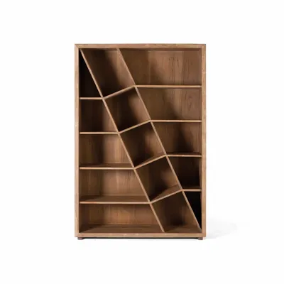 Bookshelves - Mango wood and black bookcase - GINER Y COLOMER