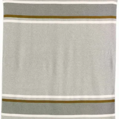 Throw blankets - Gioia Recycled Jacquard Throw Perle 140 X 185 - MAISON VIVARAISE - SDE VIVARAISE WINKLER