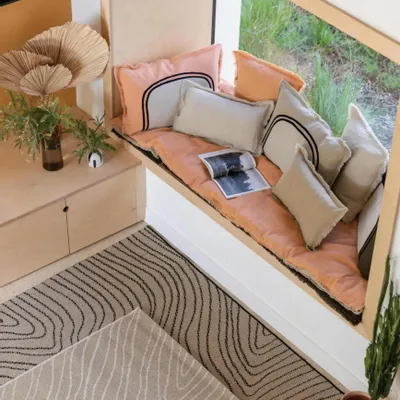 Cushions - Plain Cushion Laly Galet 30 X 50 - MAISON VIVARAISE - SDE VIVARAISE WINKLER