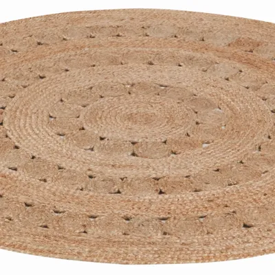 Rugs - Patna Rug Naturel Diameter 120 - MAISON VIVARAISE - SDE VIVARAISE WINKLER