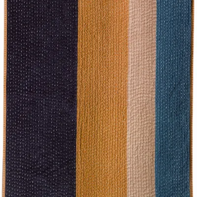 Bed linens - Elise Patchs Duvet Cobalt 80 X 180 - MAISON VIVARAISE - SDE VIVARAISE WINKLER