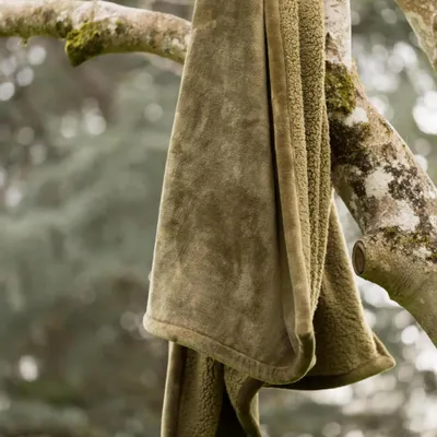 Throw blankets - Michka Maxi Throw Blanket Romarin 180 X 220 - MAISON VIVARAISE - SDE VIVARAISE WINKLER