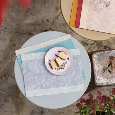 Table cloths - Canna Placemat Set Griotte 33 X 45 - MAISON VIVARAISE - SDE VIVARAISE WINKLER