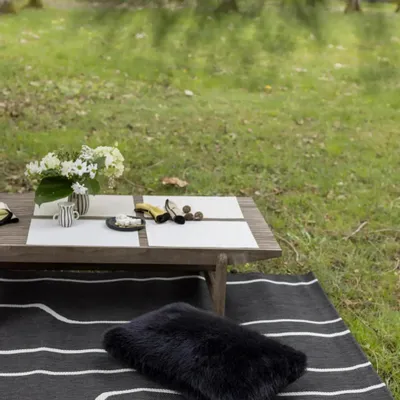 Cushions - Recycled Cushion Nolan Caviar 40 X 65 - MAISON VIVARAISE - SDE VIVARAISE WINKLER