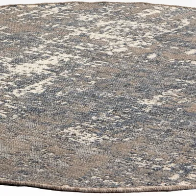 Rugs - Catania 2 Outdoor Rug Gris Diamètre 200 - MAISON VIVARAISE - SDE VIVARAISE WINKLER