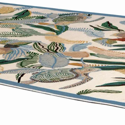 Tapis - Tapis Dori outdoor Lagon 160 x 230 - MAISON VIVARAISE - SDE VIVARAISE WINKLER