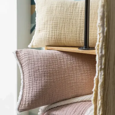 Bed linens - Emilio Throw Terracotta 260 X 260 - MAISON VIVARAISE - SDE VIVARAISE WINKLER