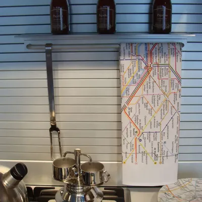 Dish towels - Paris RATP Tea Towel Blanc 72 X 48 - MAISON VIVARAISE - SDE VIVARAISE WINKLER