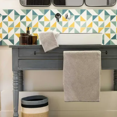 Serviettes de bain - Serviette de toilette Bora Perle 50 x 100 - MAISON VIVARAISE - SDE VIVARAISE WINKLER