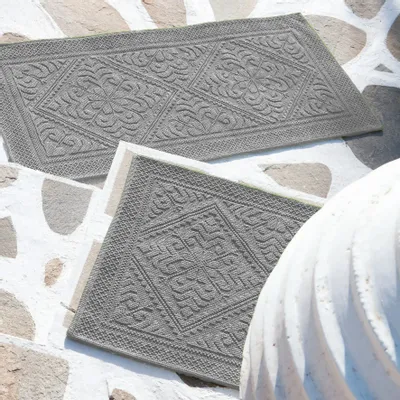 Autres linges de bain - Tapis de Bain Enzo Orage 54 X 64 - MAISON VIVARAISE - SDE VIVARAISE WINKLER