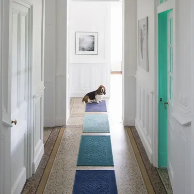 Autres linges de bain - Tapis de Bain Enzo Vert de gris 54 X 64 - MAISON VIVARAISE - SDE VIVARAISE WINKLER