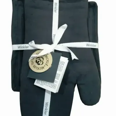 Potholders - Jona Oven Mitt and Pot Holder Sapin 15 X 30 - MAISON VIVARAISE - SDE VIVARAISE WINKLER