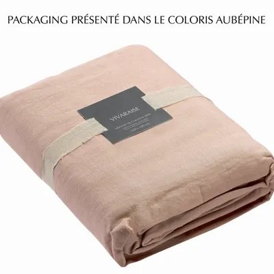 Bed linens - Zeff Duvet Cover Ocre 240 X 220 - MAISON VIVARAISE - SDE VIVARAISE WINKLER