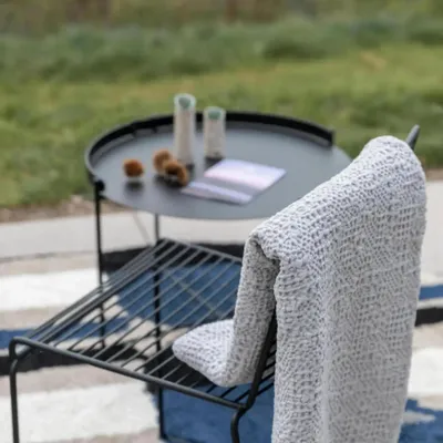 Bed linens - Tana Bed Throw Perle 180 X 260 - MAISON VIVARAISE - SDE VIVARAISE WINKLER