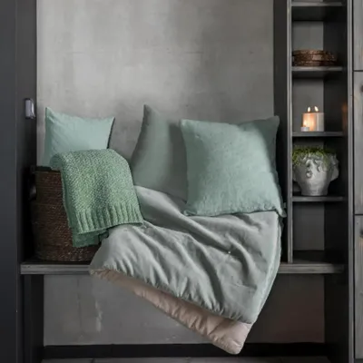 Cushions - Plain Cushion Elise Opaline 30 X 50 - MAISON VIVARAISE - SDE VIVARAISE WINKLER