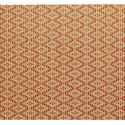 Table cloths - Kadra Placemat Set Rouge/Or 33 X 45 - MAISON VIVARAISE - SDE VIVARAISE WINKLER