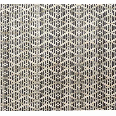 Table cloths - Kadra Placemat Set Naturel/Noir 33 X 45 - MAISON VIVARAISE - SDE VIVARAISE WINKLER