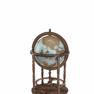 Restaurant trolleys - Zoffoli Bar Globe Minerva Blue Ocean d.40cm - ZOFFOLI MAPPAMONDI