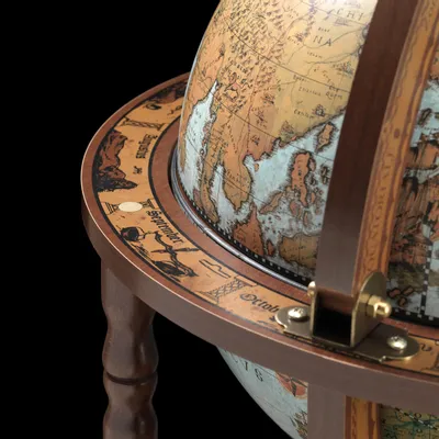 Restaurant trolleys - Zoffoli Bar Globe Minerva Blue Ocean d.40cm - ZOFFOLI MAPPAMONDI