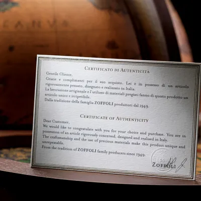 Restaurant trolleys - Zoffoli Bar Globe Giunone Blue Lagoon d.40cm - ZOFFOLI MAPPAMONDI