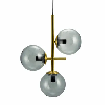 Suspensions - Pendentif Como Smoke/ laiton - DYBERG LARSEN