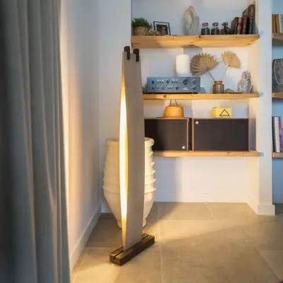 Table lamps - Wooden table lamp - Pince moi - H130cm - C'EST BIEN FAIT