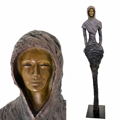 Unique pieces - ALIA Bronze sculpture - LUSSOU-SCULPTEUR