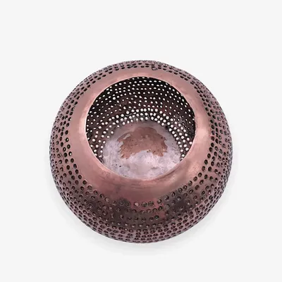 Éclairage nomade - Amos bougeoir en cuivre - MAISON ZOE