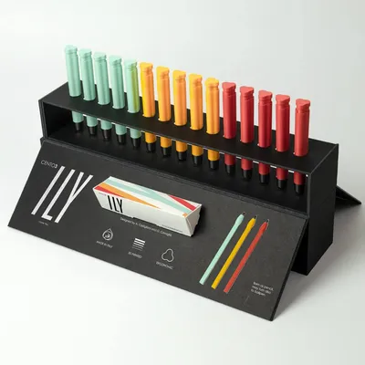 Papeterie - Crayon multifonctions ILY - avec présentoir pour 15 pièces - EGOUNDESIGN