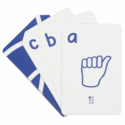 Children's games - LSF braille letter cards - LOOLIPO