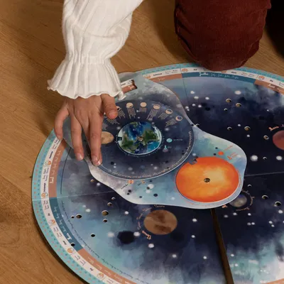 Children's games - MY 5 IN 1 SOL-EARTH-MOON WHEEL - ASTRO TERRA - LOOLIPO