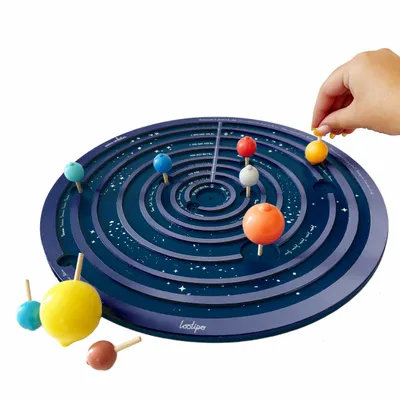 Children's games - MY SOLAR SYSTEM TRAY - ASTRO ORBITA - LOOLIPO