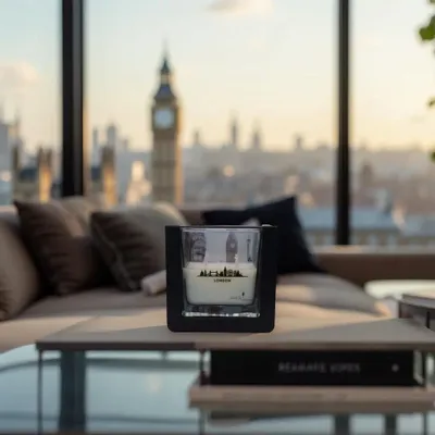 Decorative objects - Vegan shea butter scented candle - Cities - London - BOUGIES CANDLEARTH