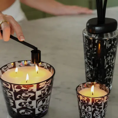 Candles - MOSAICO EN AJEDREZ Luxury Candle - 1200g | ARTITUDE HOME - ARTITUDE HOME