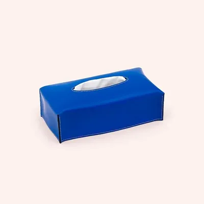 Decorative objects - Allos leather tissue box - MIDIPY