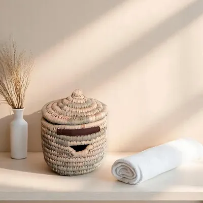 Storage boxes - Set of 3 Round Baskets - MAISON ZOE