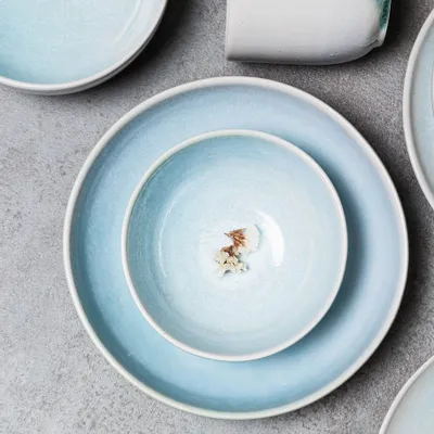 Formal plates - Reflections - MARIA MONASTERIO CERAMIC