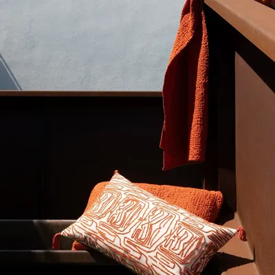 Bed linens - Tana Bed Throw Rooibos 240 X 260 - MAISON VIVARAISE - SDE VIVARAISE WINKLER