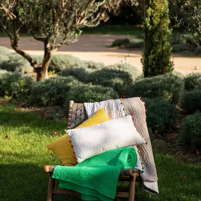 Cushions - Gastounet Cushion Multico 30 X 50 - MAISON VIVARAISE - SDE VIVARAISE WINKLER