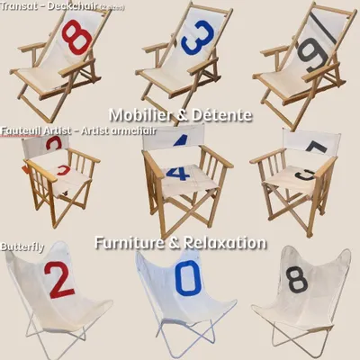 Objets de décoration - Mobilier - Décoration voile recyclée - made in France - écoresponsable - LES TOILES DU LARGE