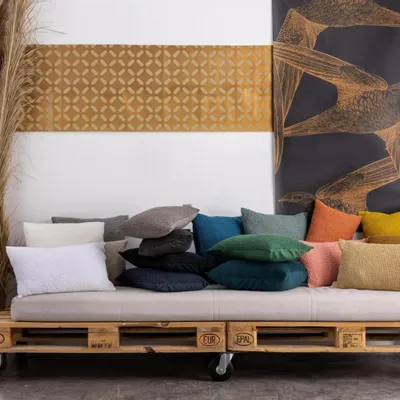 Bed linens - Recycled Throw Maia Tourterelle 260 X 260 - MAISON VIVARAISE - SDE VIVARAISE WINKLER